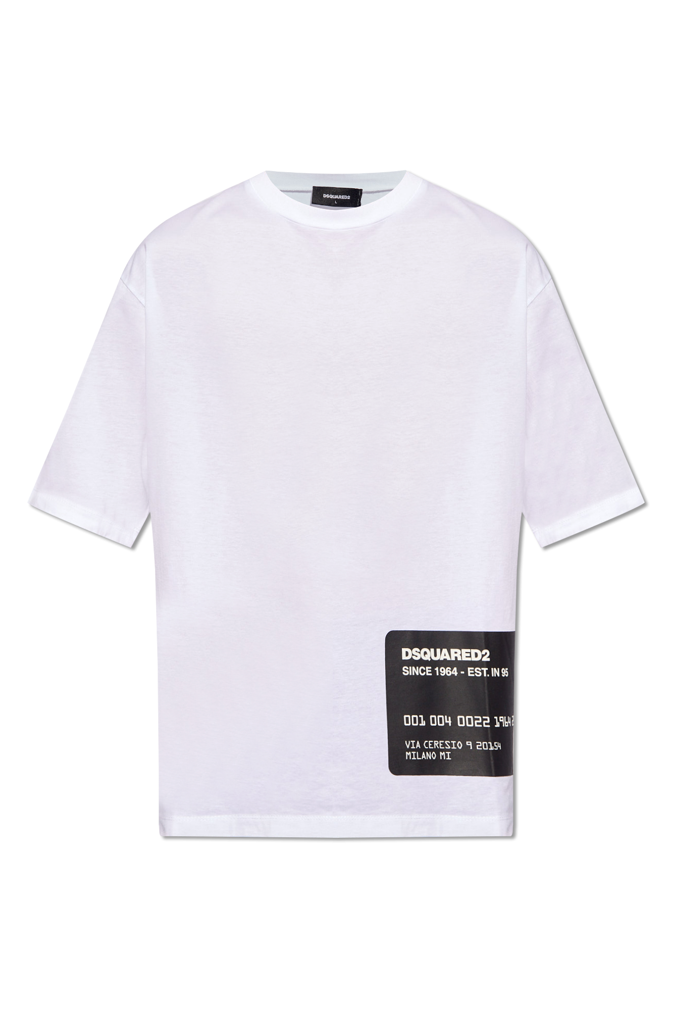 IetpShops Liberia shirt with logo Dsquared2 White T Ts400v